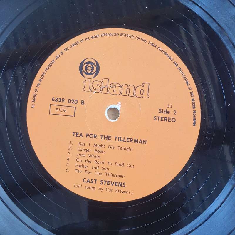 Cat Stevens  Tea For The Tillerman - Vinyl LP Record (VG+)
