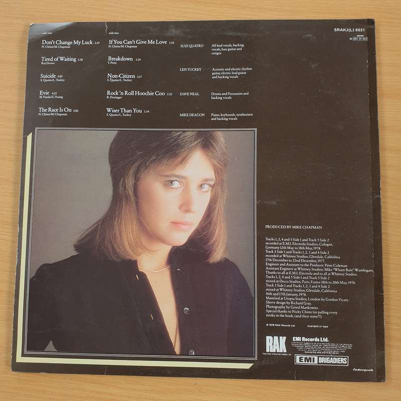 Suzi Quatro  If You Knew Suzi.. - Vinyl LP Record  (VG-)