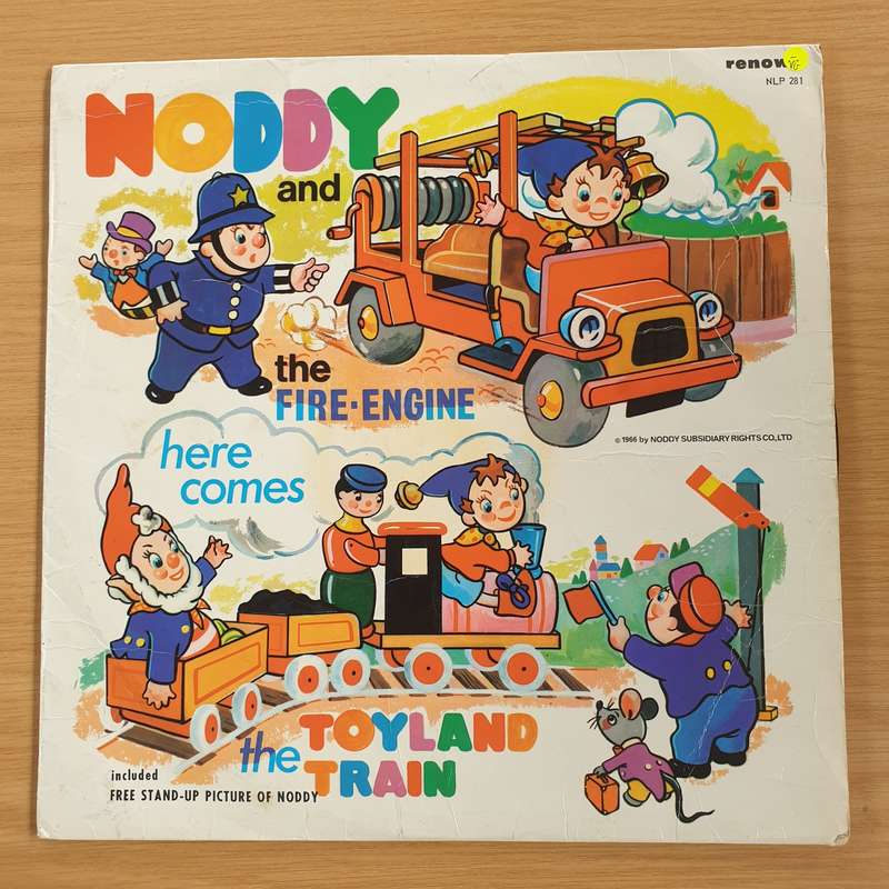 Noddy and the Fire Engine - Enid Blyton - Vinyl LP Record  (VG-)
