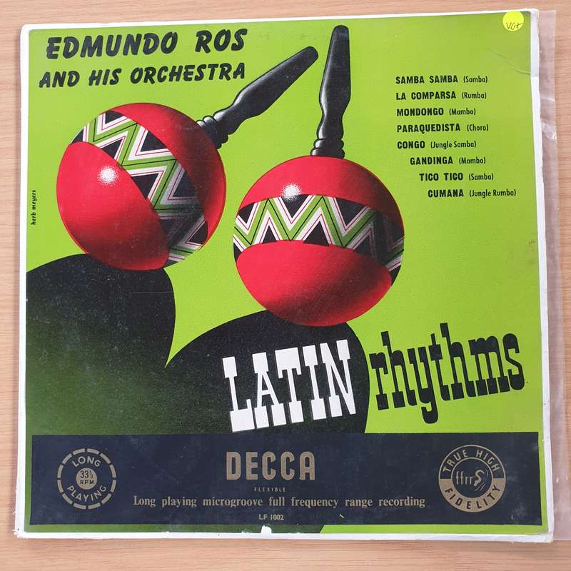Edmundo Ros And His Orchestra  Latin Rhythms  Vinyl LP Record (VG+)