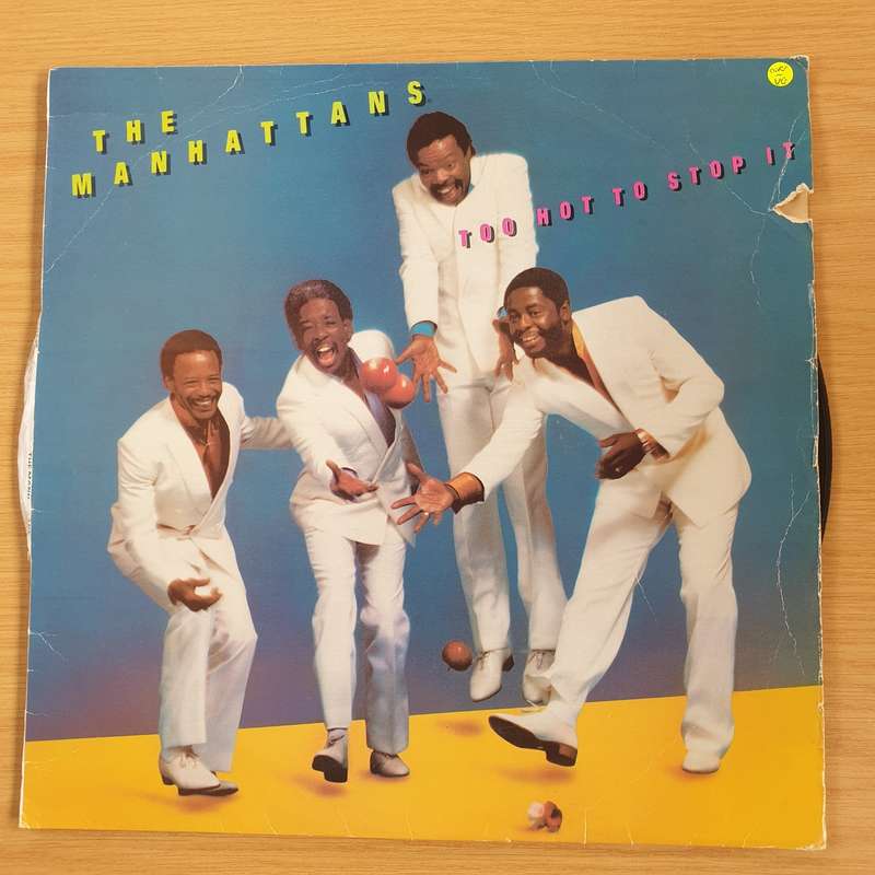 The Manhattans  Too Hot To Stop It- Vinyl LP Record  (VG-)