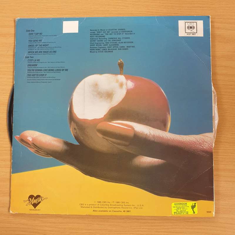 The Manhattans  Too Hot To Stop It- Vinyl LP Record  (VG-)