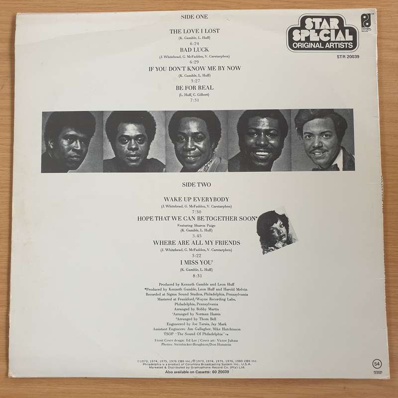 Harold Melvin & The Blue Notes  All Their Greatest Hits  - Vinyl LP Record (VG)