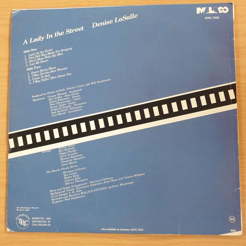 Denise LaSalle  A Lady In The Street -  Vinyl LP Record (VG+)