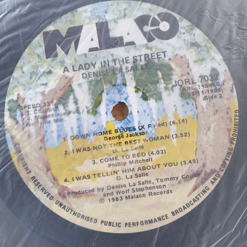 Denise LaSalle  A Lady In The Street -  Vinyl LP Record (VG+)