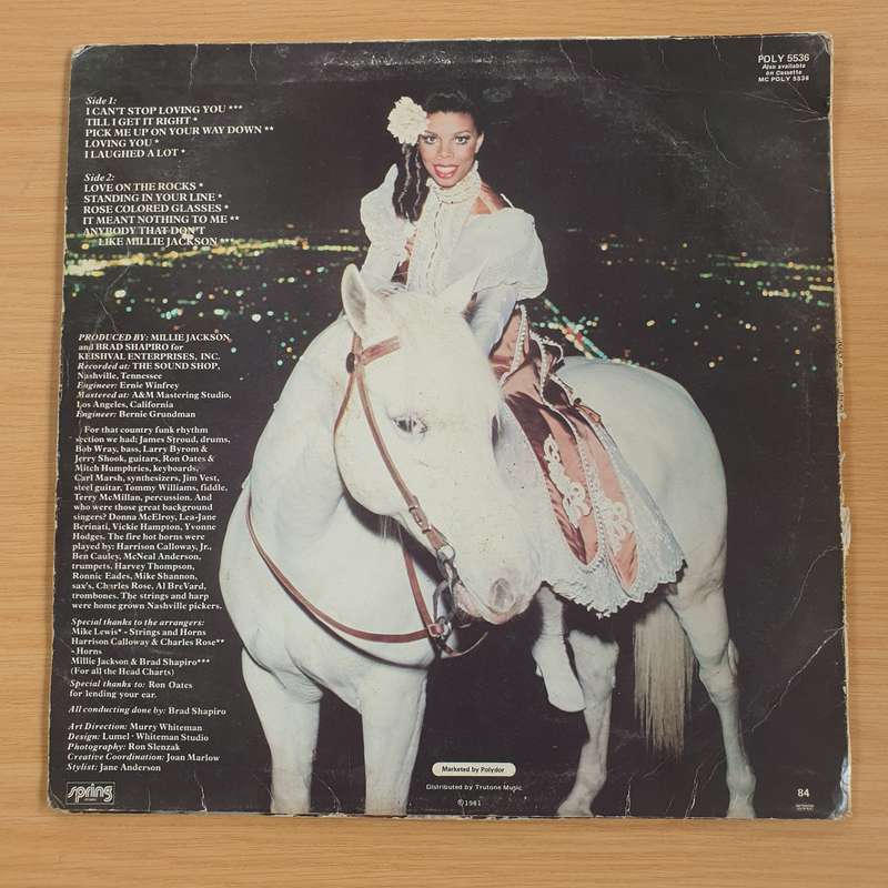 Millie Jackson  Just A Lil' Bit Country  - Vinyl LP Record (VG)