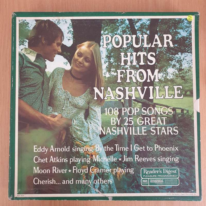 Popular Hits from Nashville - 108 Pop Songs by 25 Great Nashville Stars  9x Vinyl LP Record Bo...