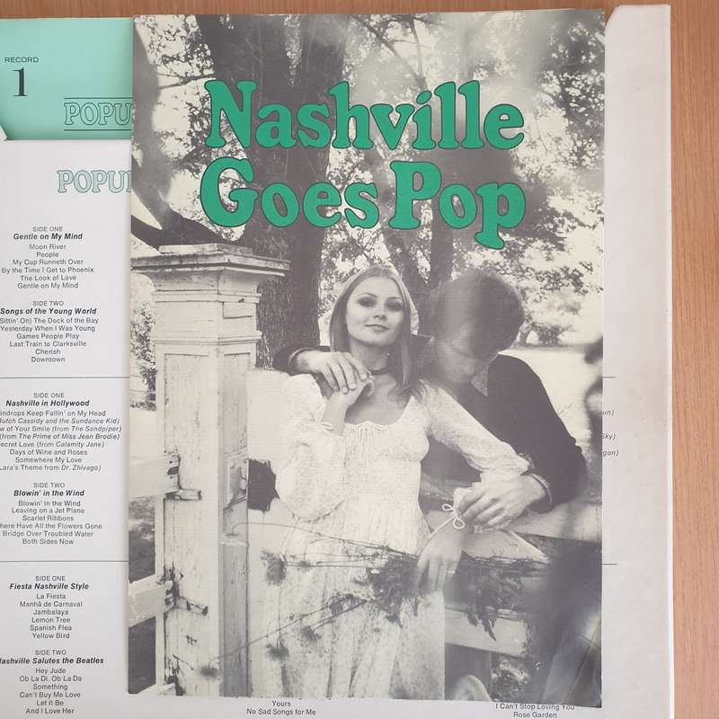 Popular Hits from Nashville - 108 Pop Songs by 25 Great Nashville Stars  9x Vinyl LP Record Bo...