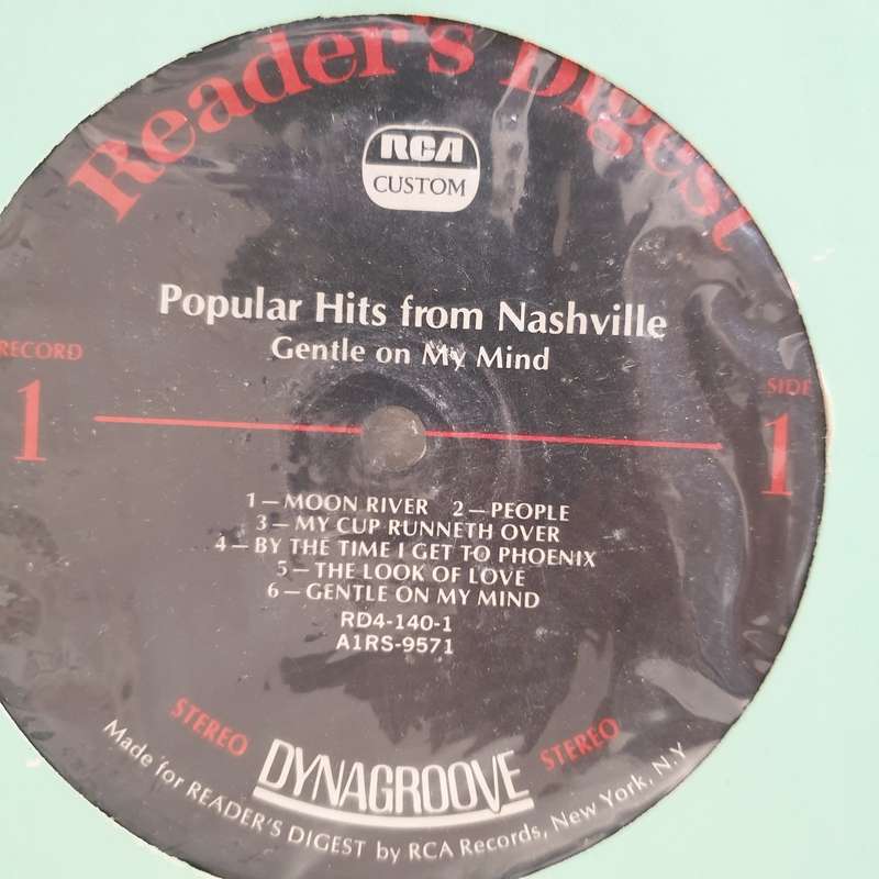 Popular Hits from Nashville - 108 Pop Songs by 25 Great Nashville Stars  9x Vinyl LP Record Bo...