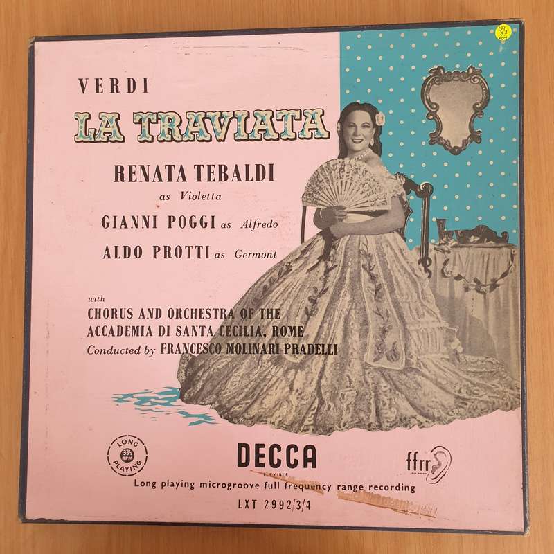 Verdi - La Traviata - Renata Tebaldi, Gianni Poggi, Aldo Protti  3 x Vinyl LP Record Box Set (...