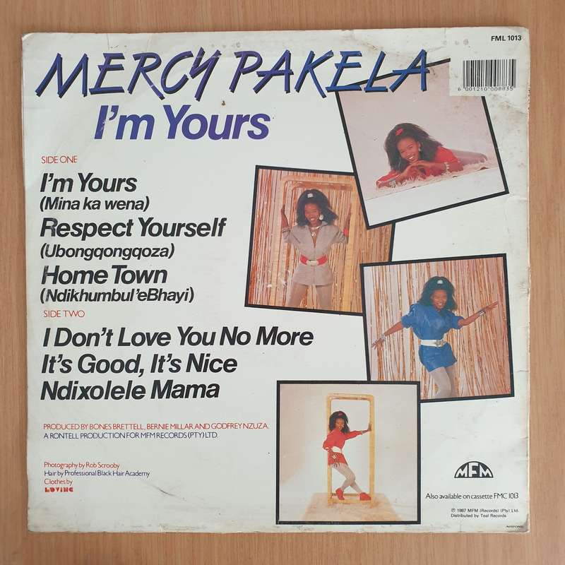 Mercy Pakela  I'm Yours - Vinyl LP Record (VG+)