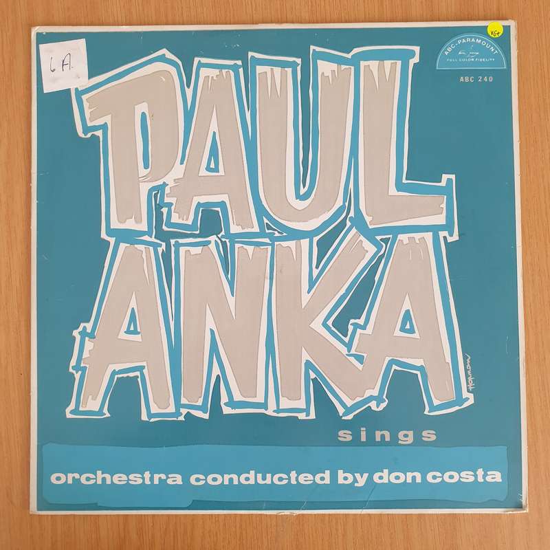 Paul Anka, Don Costa Orchestra  Paul Anka Sings - Vinyl LP Record (VG+)