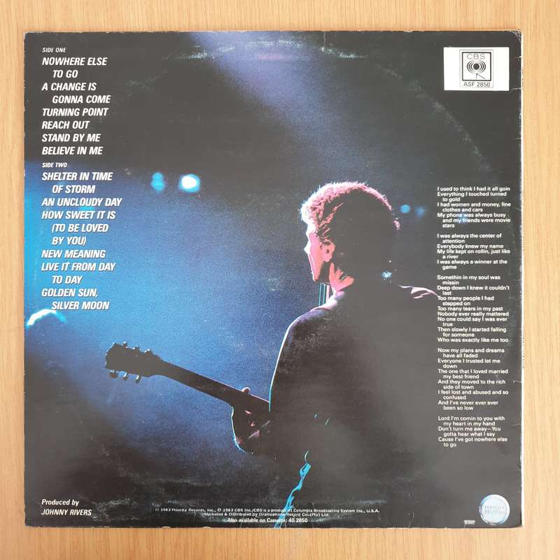 Johnny Rivers  Not A Through Street - Vinyl LP Record (VG+)
