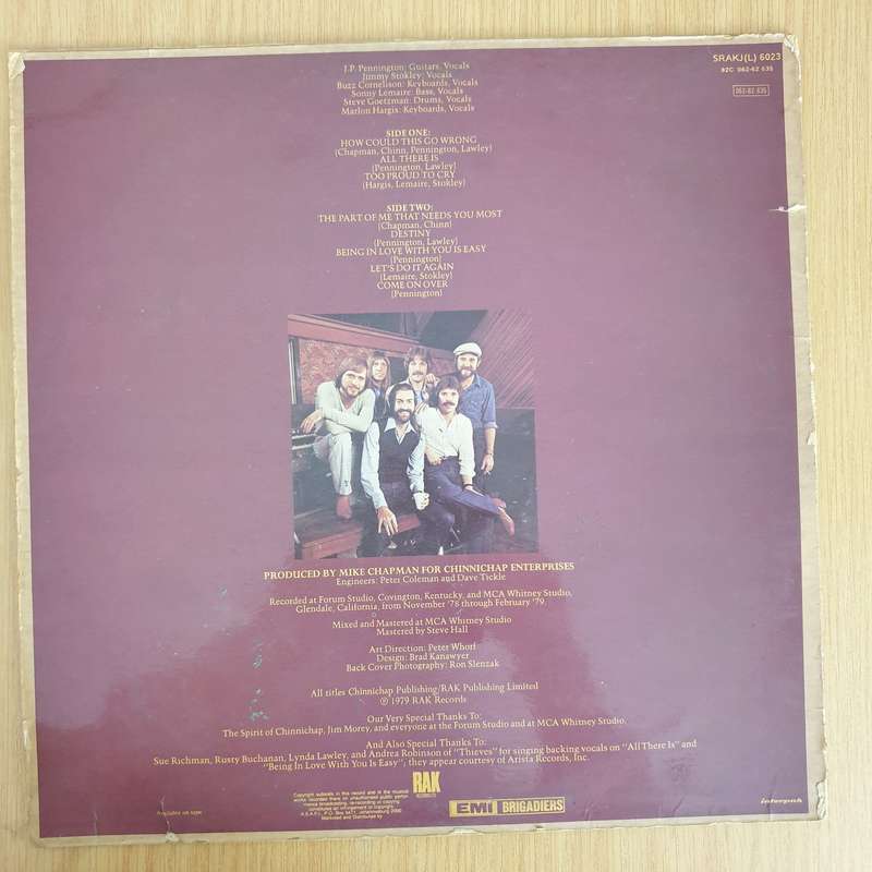 Exile - All There Is   Vinyl LP Record  (Fair)