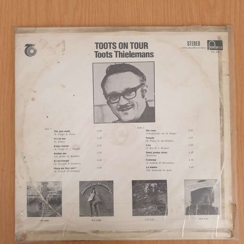Toots Thielemans  Toots On Tour - Vinyl LP Record (VG)