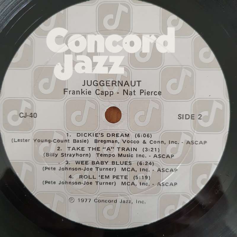 Juggernaut - Frankie Capp / Nat Pierce  Vinyl LP Record (VG)