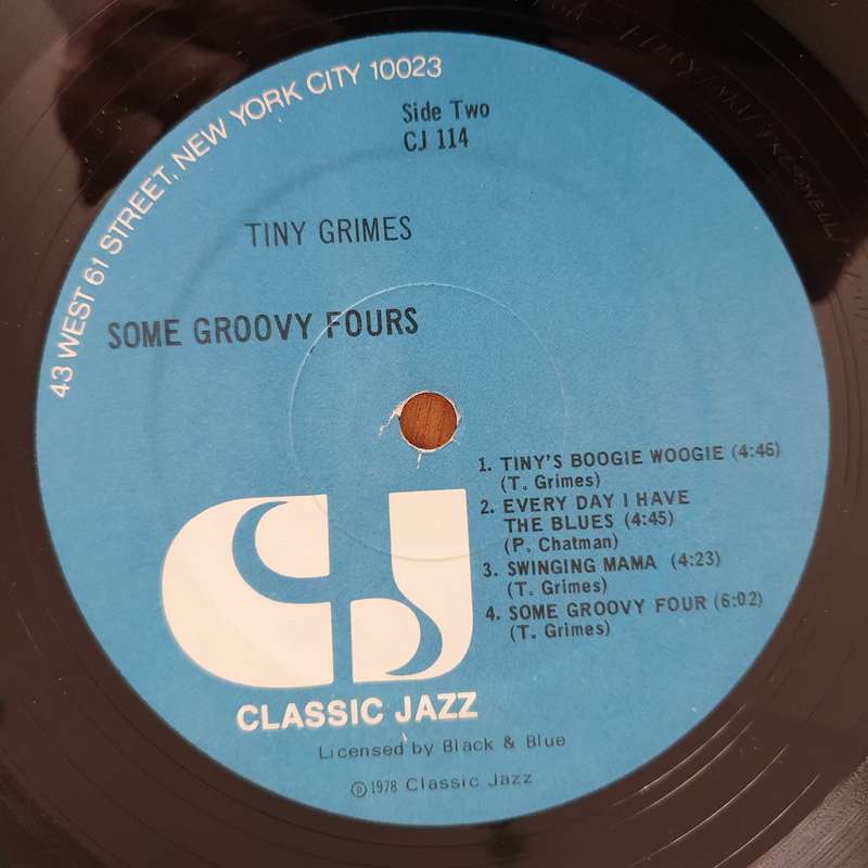 Tiny Grimes  Some Groovy Fours  - Vinyl LP Record  (G+)