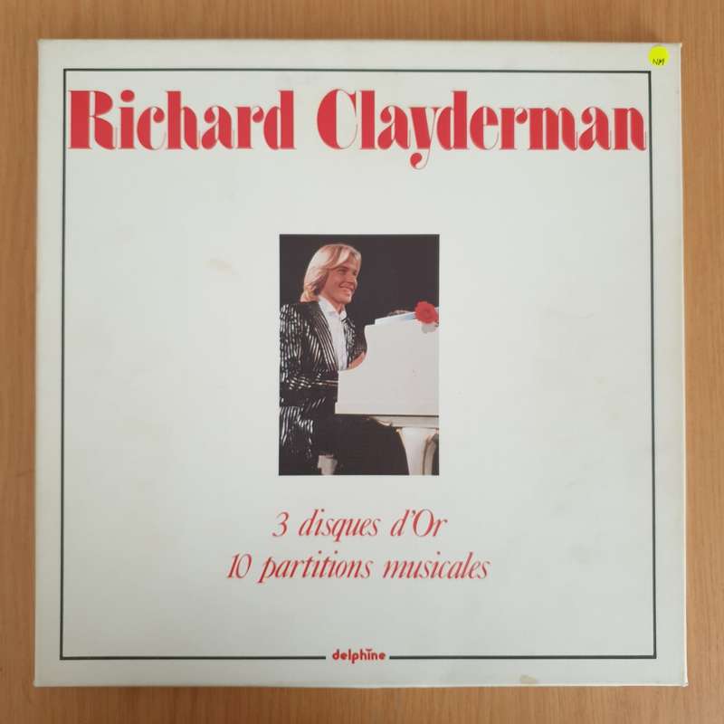 Richard Clayderman  3 Disques D'Or - 10 Partitions Musicales - 3 x Vinyl LP Record Box Set (VG+)