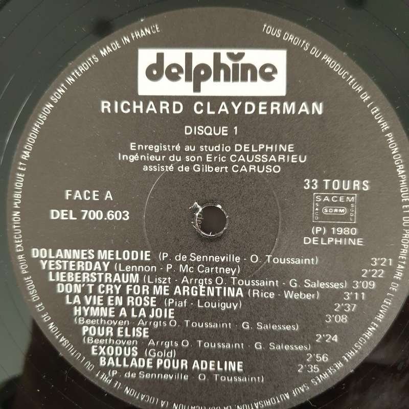 Richard Clayderman  3 Disques D'Or - 10 Partitions Musicales - 3 x Vinyl LP Record Box Set (VG+)