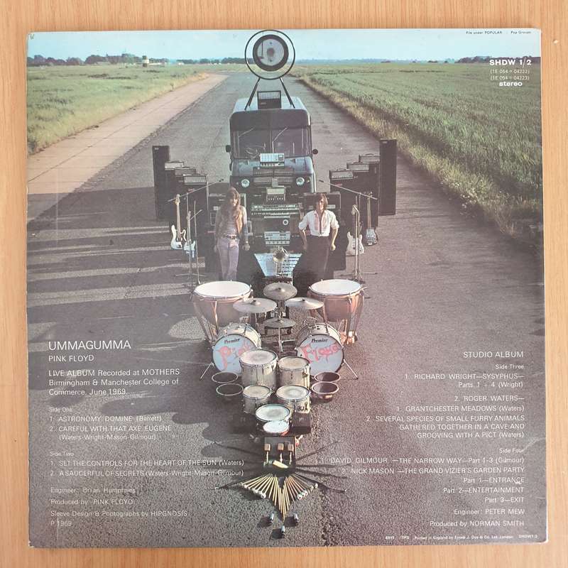 Pink Floyd  Ummagumma (UK) - Double Vinyl LP Record (VG+)