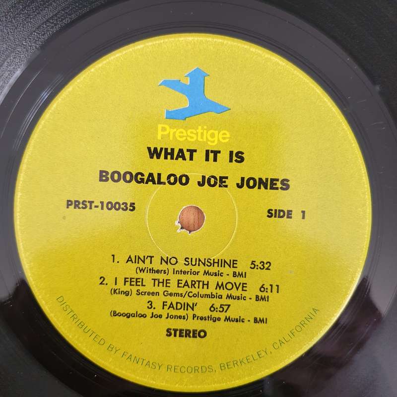 Boogaloo Joe Jones  What It Is - Vinyl LP Record (VG-)