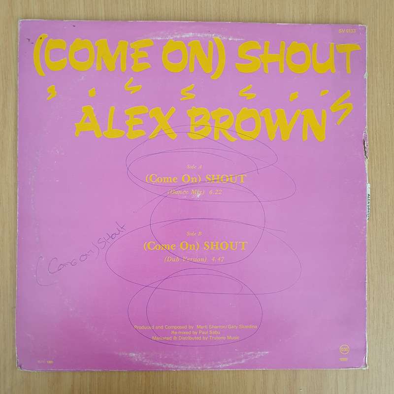 Alex Brown  (Come On) Shout - Vinyl LP Record (VG+)