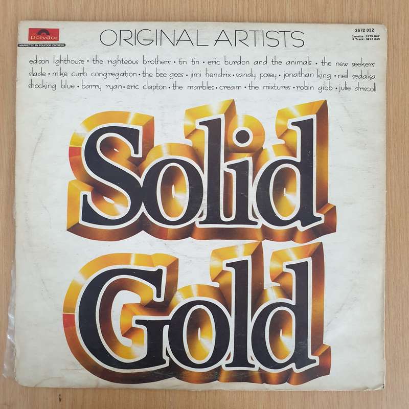 Solid Gold - Original Hits - Double Vinyl LP Record (VG+)
