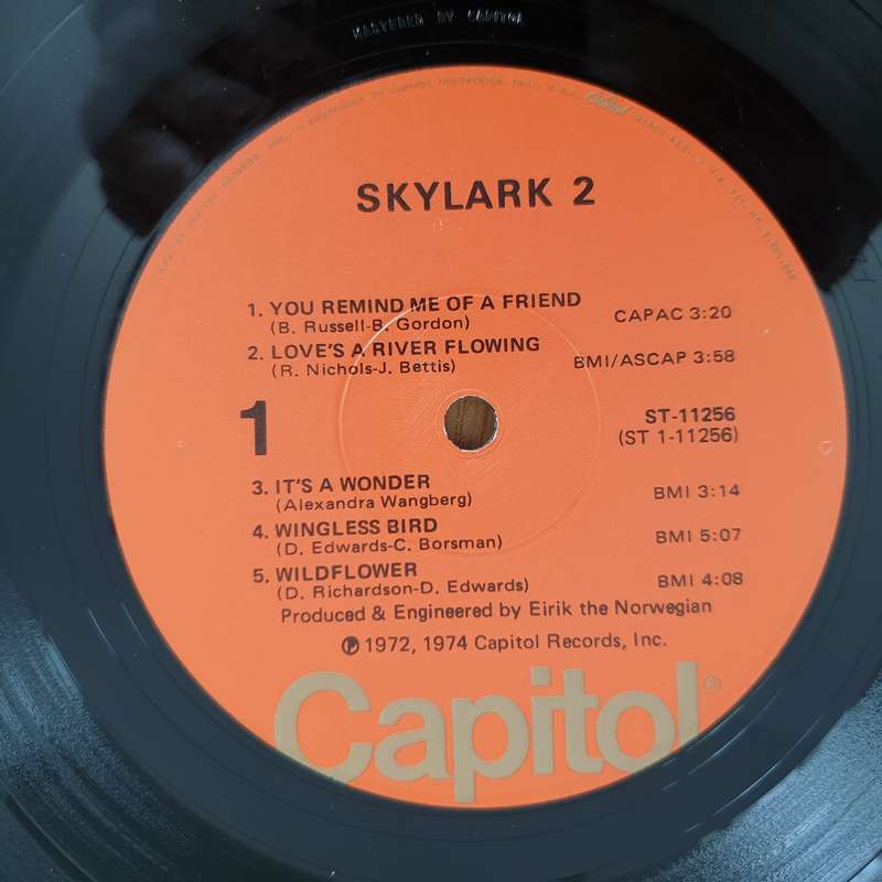 Skylark  Skylark 2 - Vinyl LP Record (VG+)