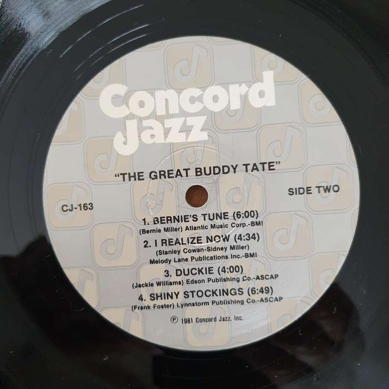Buddy Tate  The Great Buddy Tate - Vinyl LP Record (VG+)