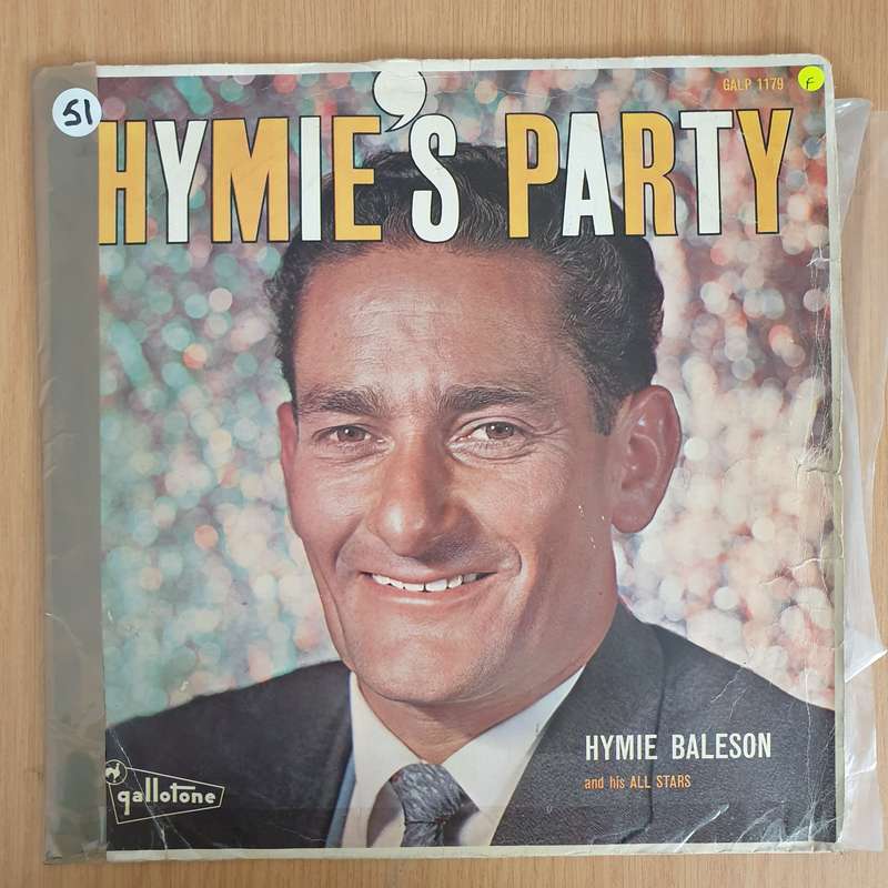 Hymie Baleson - Hymie's Party   Vinyl LP Record  (Fair)