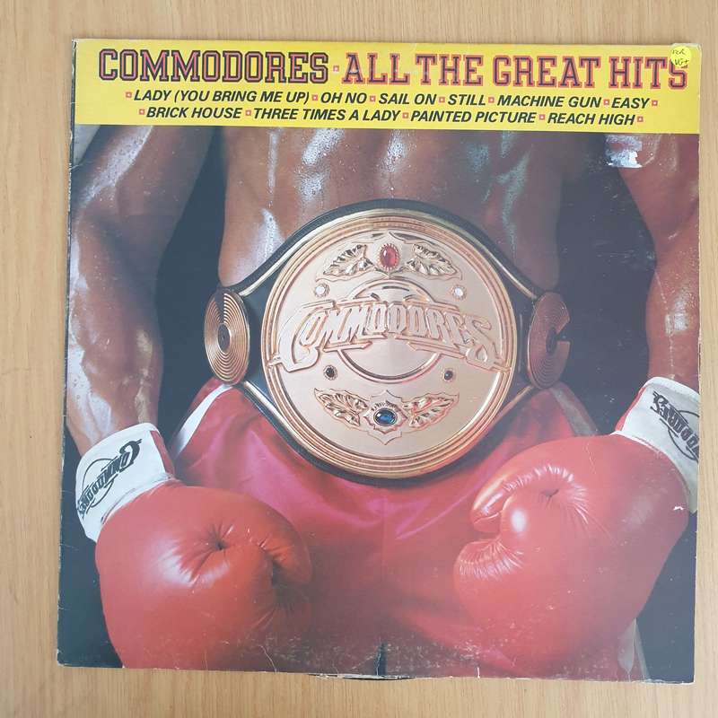 Commodores  All The Great Hits - Vinyl LP Record (VG+)