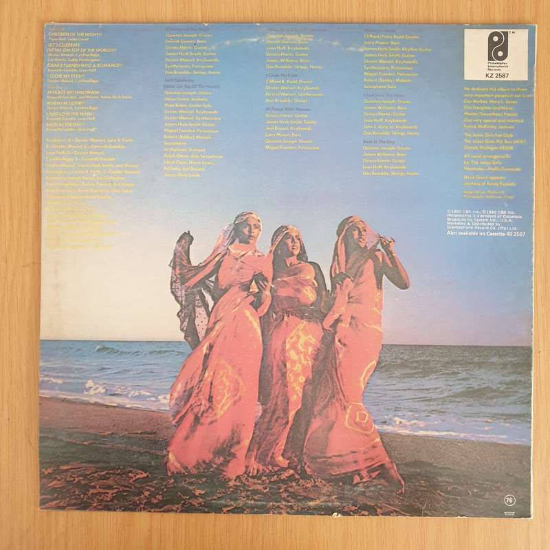 The Jones Girls  At Peace With Woman - Vinyl LP Record (VG+)