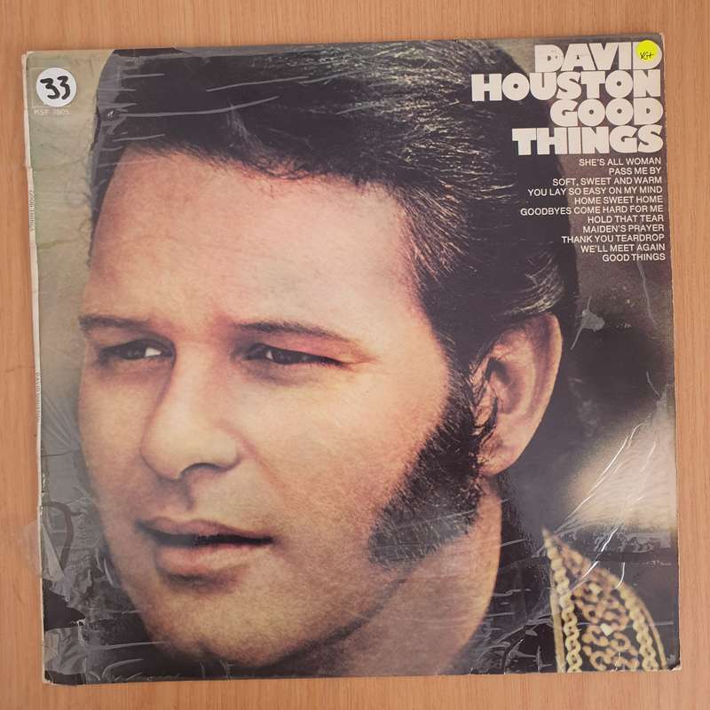 David Houston  Good Things - Vinyl LP Record (VG+)