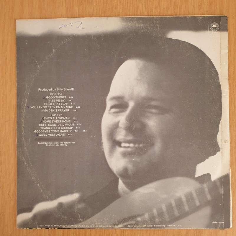 David Houston  Good Things - Vinyl LP Record (VG+)