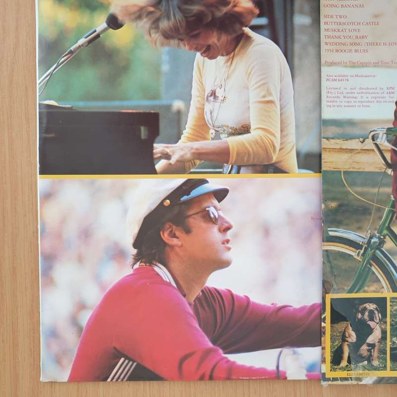 Captain & Tennille  Song Of Joy (with original inner) - Vinyl LP Record (VG+)