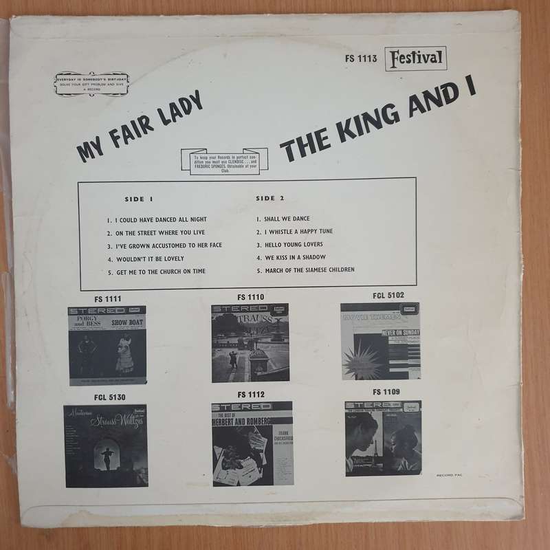 Cyril Stapleton And His Orchestra  My Fair Lady / The King And I - Vinyl LP Record (VG+)