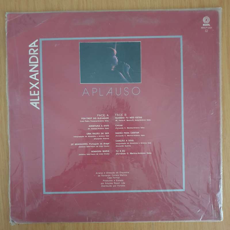 Alexandra  Aplauso (Portugal)  - Vinyl LP Record (VG+)