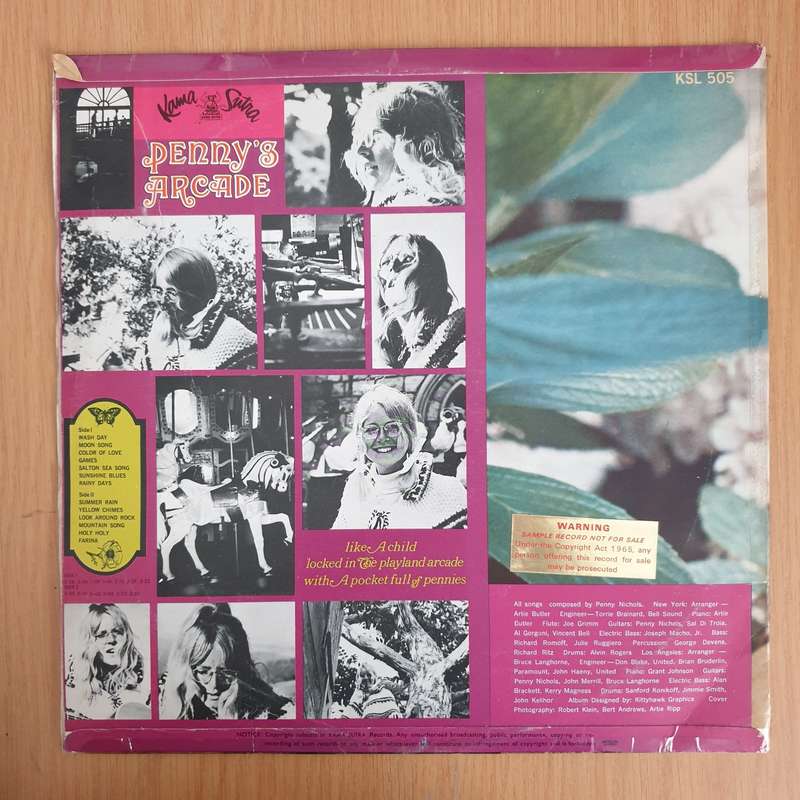 Penny Nichols  Penny's Arcade - Vinyl LP Record (VG+)