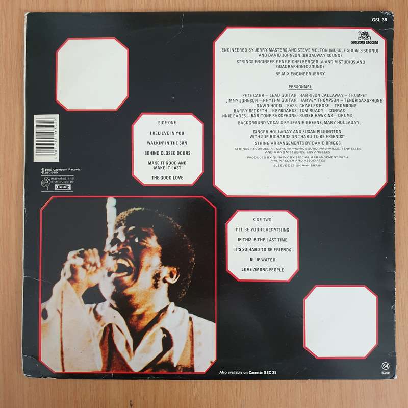 Percy Sledge  Walkin' In The Sun - Vinyl LP Record (VG+)