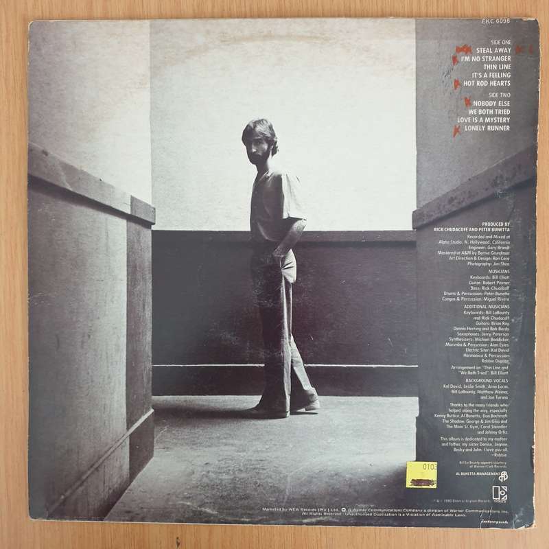 Robbie Dupree  Robbie Dupree - Vinyl LP Record (VG+)