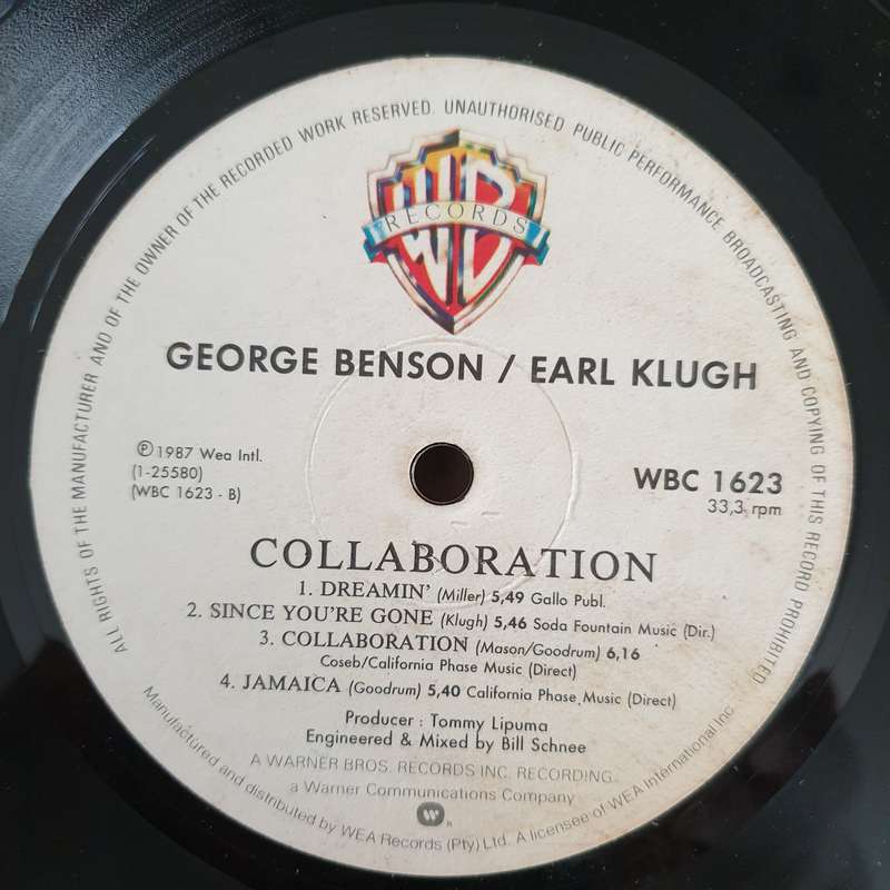 George Benson / Earl Klugh  Collaboration - Vinyl LP Record (VG+)