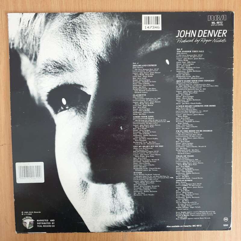 John Denver  Dreamland Express - Vinyl LP Record (VG+)