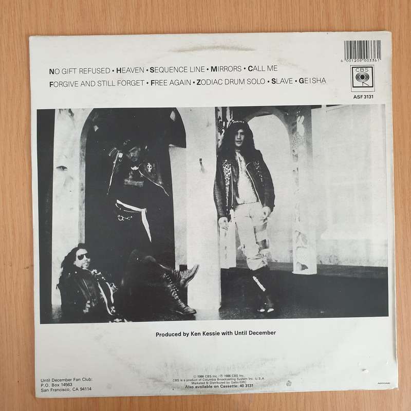 Until December  Until December - Vinyl LP Record (VG+) (D)