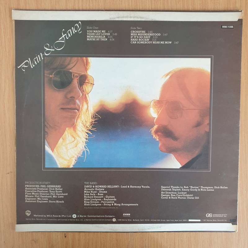 Bellamy Brothers  Plain & Fancy - Vinyl LP Record (VG+)