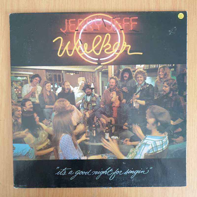 Jerry Jeff Walker  It's A Good Night For Singin' - Vinyl LP Record  (VG+)