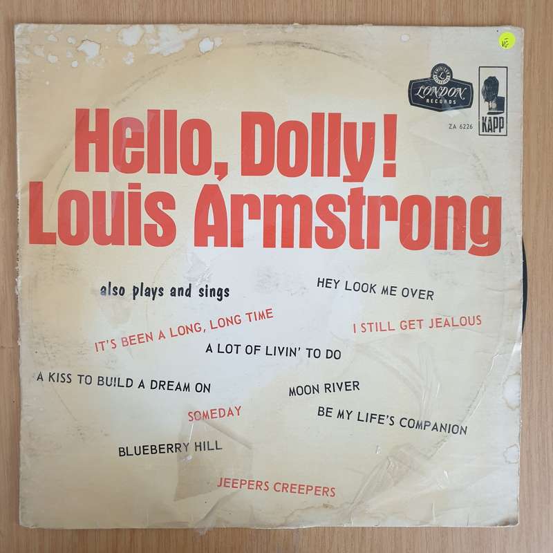 Louis Armstrong And The All Stars  Hello, Dolly! - Vinyl LP Record (VG-)