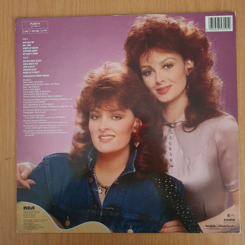 The Judds  Why Not Me  Vinyl LP Record (VG+)
