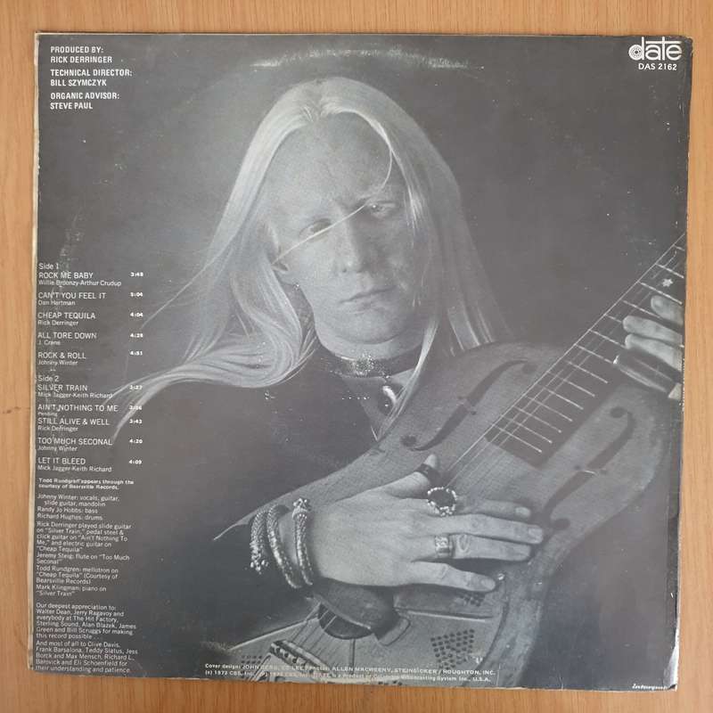 Johnny Winter  Still Alive And Well  Vinyl LP Record (VG+)
