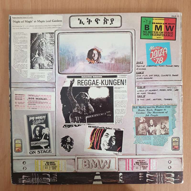 Bob Marley & The Wailers  Babylon By Bus -  Double Vinyl LP Record (VG)