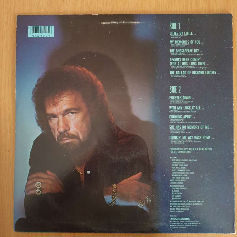 Gene Watson And His Farewell Party Band  Little By Little - Vinyl LP Record (VG+)